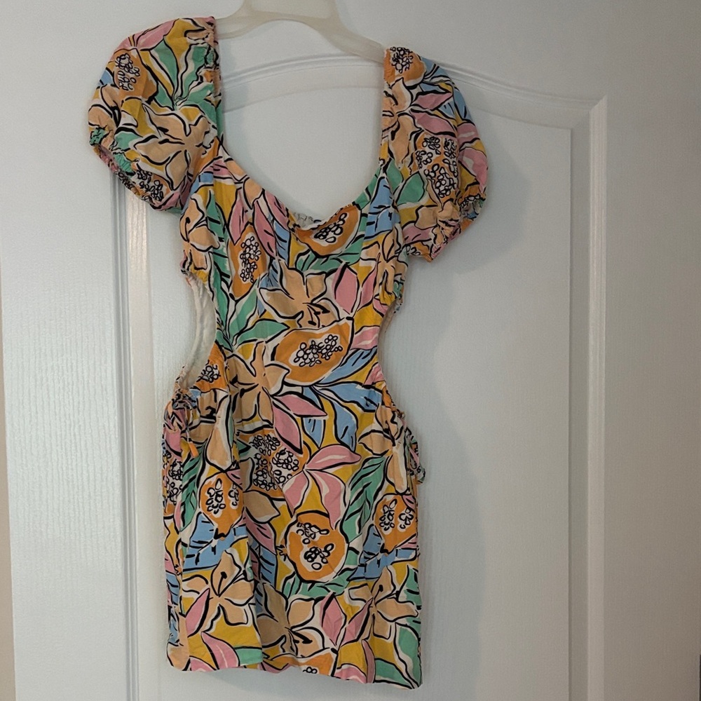 Astr Multicolor Floral Mini Dress